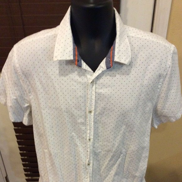 Zara Other - Zara Men's Slim Fit Button Up Shirt size XL White
